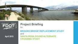 Brooks Bridge Replacement Study - West Florida Regional Planning