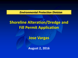 2016-08-02 Public Hearing Jose Vargas Shoreline Alteration