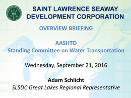 What is the St. Lawrence Seaway?