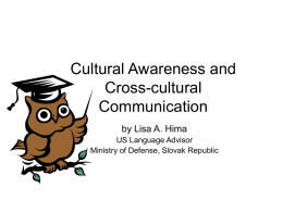 Cross-cultural Awareness Training