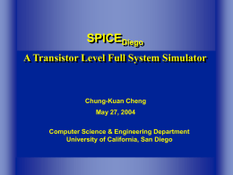 Spice - Computer Science and Engineering