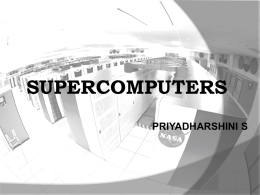 SUPERCOMPUTERS