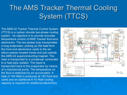The AMS Tracker Thermal Cooling System (TTCS)