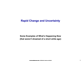 Continuous Uncertainty and Change
