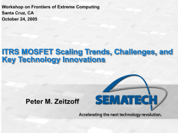MOSFET Scaling Trends, Challenges, and Key Technology