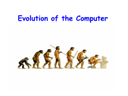 Evolution of the Computer