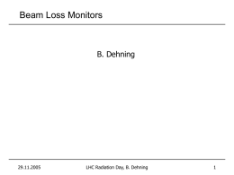 Beam Loss Monitors