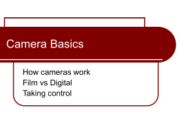 Camera Basics - Texas A&M University