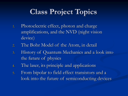 Precursors to Modern Physics