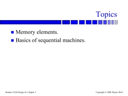 Sequential Machines 1