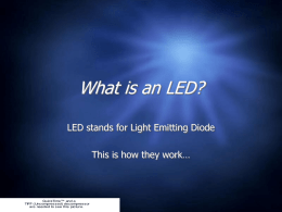 What is an LED? - Advanced Control Technologies, Inc.