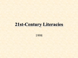 21st-Century Literacies