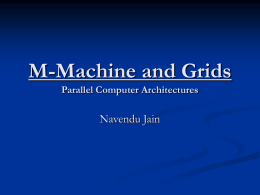 M-Machine and Grids
