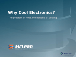 Why Cool Electronics Presentation - Barr