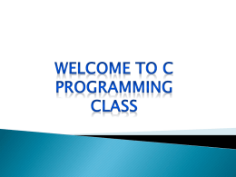 Introduction To Programming
