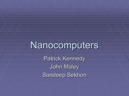 Group 2 – Nanocomputers