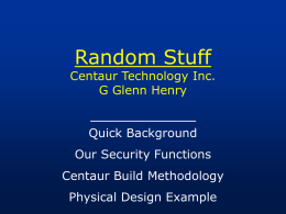 Centaur Technology Inc.