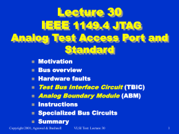 IEEE 1149.4 Analog Bus Standard