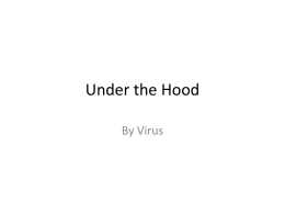 Under the hood (NEW)