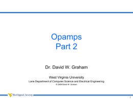 opamp_2 - Lane Department of Computer Science and Electrical