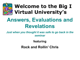 Welcome to the Big I Virtual University`s