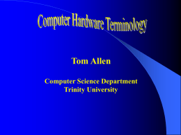 allenComputer Hardware Terminology