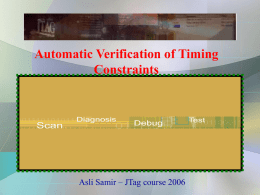 Automatic Verification of Timing Constraints