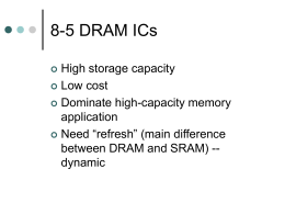 Chapter 8 Memory Basics (II)