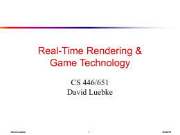 real-time rendering