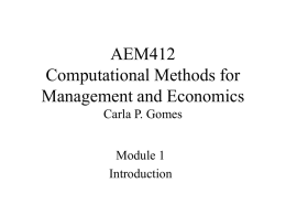 Module 1 (ppt file) - Department of Computer Science