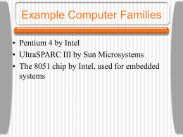 Example CPU Chips