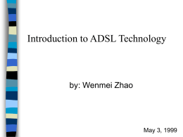 ADSL and Line Codes