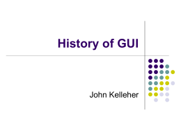 History of GUI - IIS Windows Server