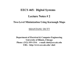 EECS 265: Digital Systems - UIC