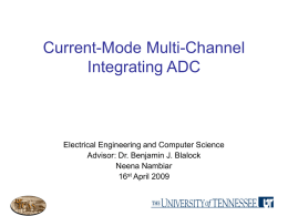 Current Mode Multichannel Wilkinson ADC