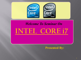 Core i7 - ItProjects For You