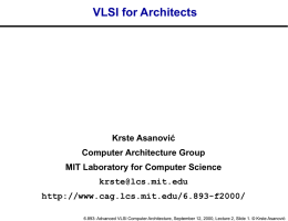 PPT - MIT Computer Science and Artificial Intelligence Laboratory