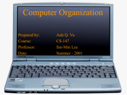Ch4 Computer Organization