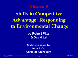 Chap. 6: Shifts in CompAdv (P&L/3e)