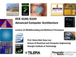 Lec13-multicore - ECE Users Pages