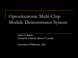 Optoelectronic Multi-Chip Module Demonstrator System