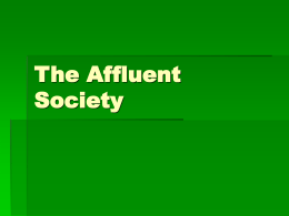 The Affluent Society - mcneff
