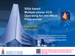 SiGe based Multiple-phase VCO Operating for mm-Wave