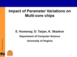 ppt - University of Virginia, Department of Computer Science