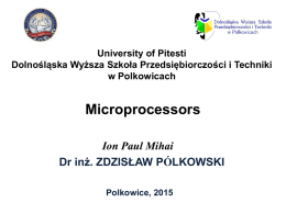 Microprocessor - Erasmus DWSPIT Polkowice