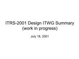 itrs2001_des_summary1 - Computer Science and Engineering