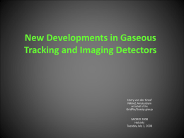 New Developments in Gaseous Tracking and Imaging