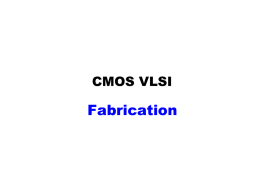 CMOS VLSI fabrication