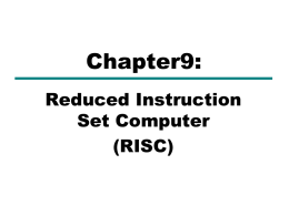 Chapter9 RISC - UniMAP Portal