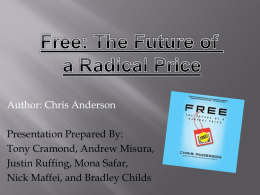 Free The Future of a Radical Price Revised